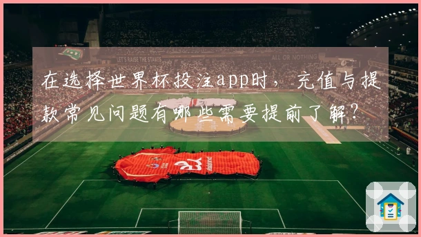 在选择世界杯投注app时，充值与提款常见问题有哪些需要提前了解？