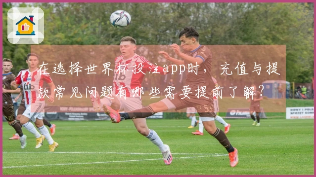 在选择世界杯投注app时，充值与提款常见问题有哪些需要提前了解？
